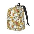 thumbnail image 2 of Yiaed Ducks and Flowers Print Backpack, Premium Laptop Backpack, Travel Backpack for Women, Lightweight Backpacks, Comfortable Back Pack-Small, 2 of 5