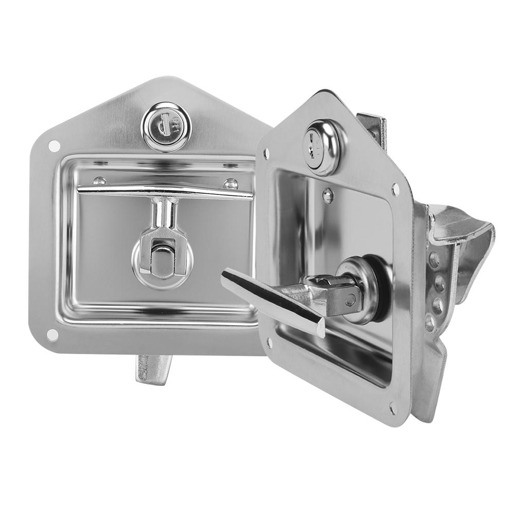 OTVIAP 2PCS Durable Car Entry Door Lock Latch Handle Knob Deadbolt for RV Trailer Camper, Door