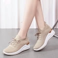 thumbnail image 2 of Sopiago Womans Sneakers Women's Shoes Walking Lightweight Tennis Fashion Sneakers Sports Workout Gym Shoes for Running Khaki,41, 2 of 6