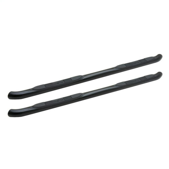 Westin 23-3045 E-Series 3" Round Nerf Step Bars - Black Powdercoat Finish