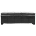 thumbnail image 2 of SAFAVIEH Maiden Tufted Storage Bench Large Black, 2 of 7