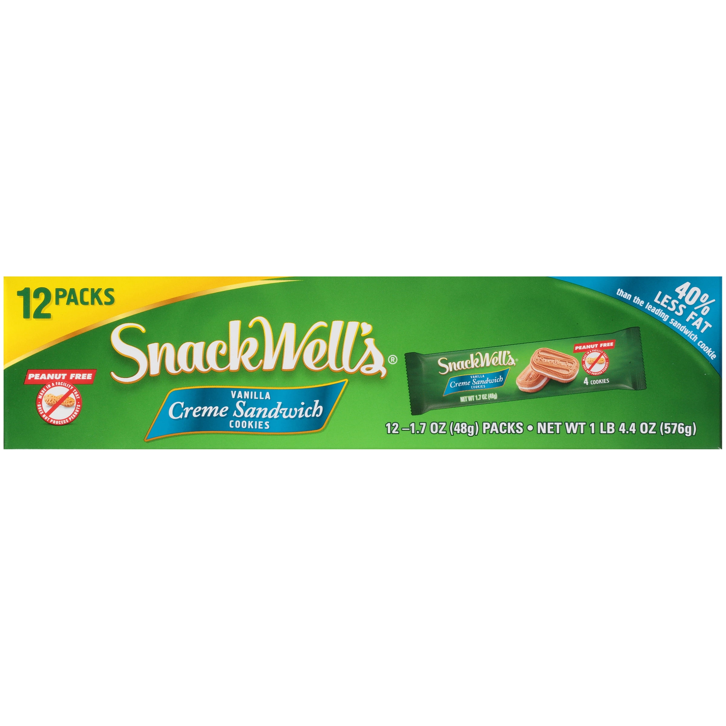 Snackwell's® Vanilla Creme Sandwich Cookies 12-1.7 oz. Packs