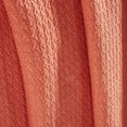 thumbnail image 4 of BNM Waffle Weave Honeycomb Knit Cotton Blanket, King, Coral, 4 of 6
