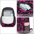 thumbnail image 4 of Butterfly and Pink Black Pattern 17" School Backpacks for Teens,Waterproof Oxford Fabric,S-Shape Padded Straps for School,Travel,Hiking,Camping, 4 of 6