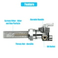 thumbnail image 4 of Unique Bargains Motorcycle Fuel Valve Petcock with Male Thread for Harley Davidson Sportster 1975-2022 62163-75, 4 of 6