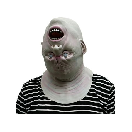 Upside Down Latex Adults Mask Zombie Death Corpse House Head Costume