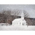 thumbnail image 3 of Deiter, Lori 14x12 Black Modern Framed Museum Art Print Titled - Weishample Church in Winter, 3 of 5