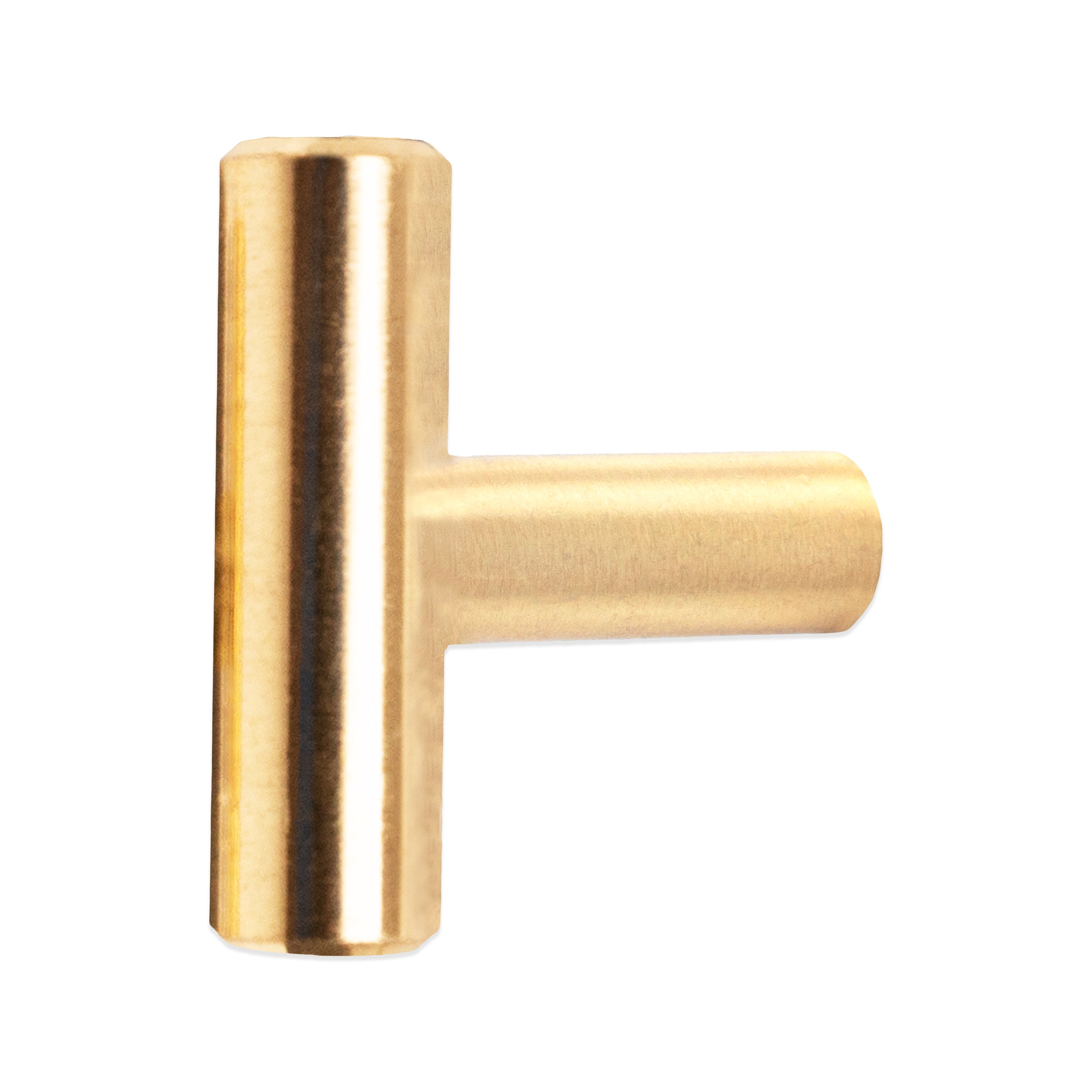 Better Homes & Gardens 1-9/16" (40mm) Bar Knob, Brushed Brass, 2 Pack