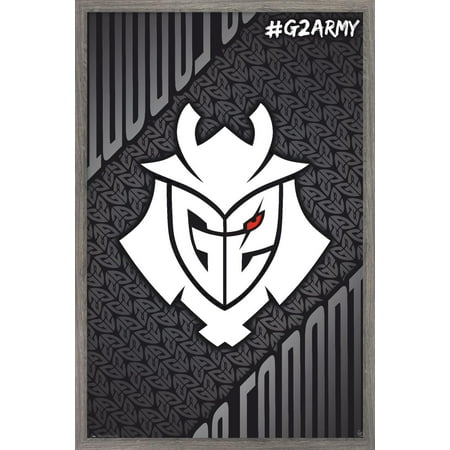 G2 Esports - G2 Army Wall Poster, 14.725" x 22.375" Framed