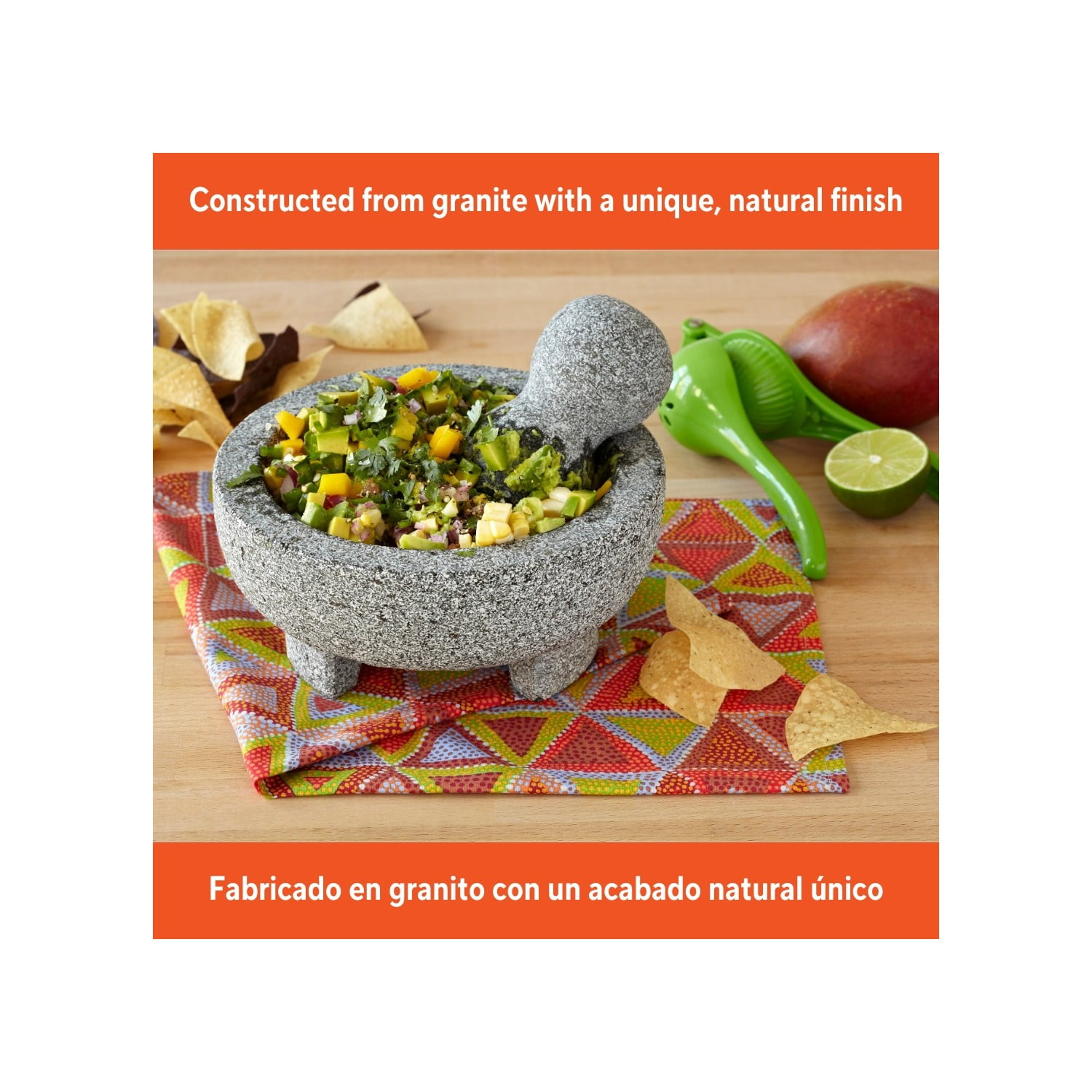 IMUSA  8in Granite Molcajete