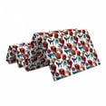 thumbnail image 2 of Botanical Foldable Mattress, Meadow Field Scene Flora, 74.8" x 39.4", Red and Purple, by Ambesonne, 2 of 6