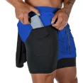 thumbnail image 4 of Gimnasio Short Con Licra Deportiva 2 En 1 Hombre Correr Fit, 4 of 5