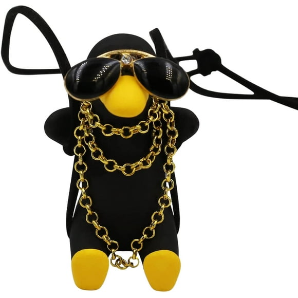 Car hanging accessories for rearview mirror, swinging sunglasses, duck hanging swing