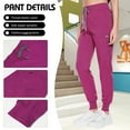 thumbnail image 3 of VIAOLI Women's Scrubs Set - V-Neck Top with 8 Pocket Jogger Pants and Comfortable Fit - Medical Uniforms for Nurse Professionals, 3 of 6