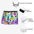 thumbnail image 6 of Balery Graffiti Pineapples Men's Boxer Briefs, Soft and Breathable Cotton Underwear with nylon Waistband-Small, 6 of 9