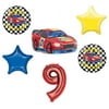 Race Car Theme 9th Birthday Party Supplies Stock Car Balloon Bouquet Decorations