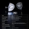 thumbnail image 2 of Auriculares con cable Linsoul SIMGOT EW300 HBB 1DD+1 Planar+1PZT IEM, 2 of 9