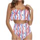 thumbnail image 1 of Traje de baño para mujer, conjunto de traje de baño con volantes para mujer, trajes de baño para mujer, conjuntos de bikini para mujer, trajes de baño de bikini para mujer, 1 of 5