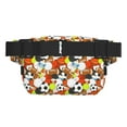 thumbnail image 3 of Fuzoiu Colorful Balls Print Unisex Square Double Layer Waist Bag,Crossbody Fanny Pack Travel Workout Accessory, 3 of 9
