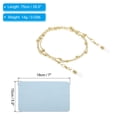 thumbnail image 2 of Uxcell Eyeglass Chains for Women, Stylish Glasses Chain Sunglass String for Reading Blue Light Glasses, Pale Gold, 2 of 5
