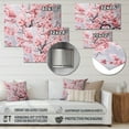 thumbnail image 4 of Designart "Whispering Sakura Blossoms V" Floral Metal Wall Decor, 4 of 5