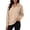 #Khaki 1, variant on Vynhevius Womens Sweatshirt Solid V Neck Long Sleeve Side Slit Casual Loose Pullover Top