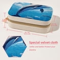 thumbnail image 5 of Dolphin Velvet Portable Jewelry Stand with Removable Compartment – Display Case, Organizer, and Gift, 5 of 7
