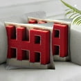 thumbnail image 2 of Merry Christmas Throw Pillow Covers Set of 2 Embroidery Pillow Cases Winter Holiday Decorative Cushion Cases for Sofa Couch Living Room, 2 of 6