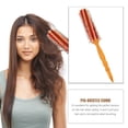thumbnail image 4 of Minkissy 1Set Hair Brush Round In Orange With Wood For Home Salon Styling, 4 of 5