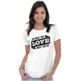 thumbnail image 3 of Do What You Love Quote Cute Inspiring Men's Graphic T Shirt Tees Brisco Brands L, 3 of 4