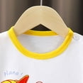 thumbnail image 5 of Hessimy Boys Shirt - Soft Woven Hawaiian Beach Shirt - Short Sleeve Casual Collared Shirts for Boys(Yellow,12-24 Months), 5 of 8