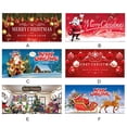 thumbnail image 4 of Kearding Excelente mano de obra Banner de tela de fondo de Feliz Navidad Banner de puerta de garaje de Feliz Navidad Kits de decoración para fiestas F, 4 of 6