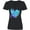 AB-Black, variant on Inktastic Suicide Prevention Awareness Purple and Teal Heart Ribbon Women's V-Neck T-Shirt