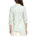 thumbnail image 2 of Foxcroft womens  Meryl Shirt, 6, Green, 2 of 3