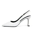 thumbnail image 3 of Elisabet Tang Women's Slingback Pointed Closed Toe Stiletto Pumps Slip on Elastic Strap Wedding Party Dress Sandals Shoes, 3 of 9