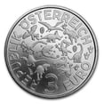 thumbnail image 2 of 2021 Austria Cupro-Nickel €3 Color Supersaurs (Therizinosaurus), 2 of 2