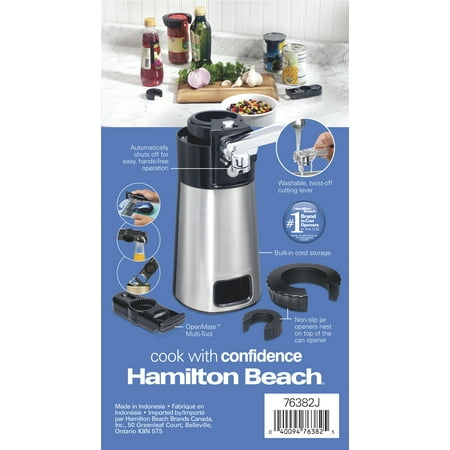 Hamilton Beach - OpenStation Can Opener with Tools - Black