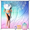 thumbnail image 1 of Manta de playa HIHOHO, impermeable y resistente a la arena, extra grande, 200 x 210 cm, 1 of 6