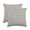 Taupe-Striped, variant on XWZO 18x18 inch Chenille Pillow Covers 2 Pieces Set, Square Fluffy Boho Striped Decorative Cushion Covers for Couch/Sofa/Bed, Beige-Striped (NO PILLOW INSERT)