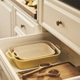 thumbnail image 3 of Staub Ceramic Rectangular Baking Dish Set, Casserole Dish, 2-Piece, Citron, 3 of 8