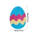 thumbnail image 4 of zhangmingg Easter Doormat Soft Welcome Rug Decorative Floormat for Holiday Party Indoor Outdoor Use, 4 of 7