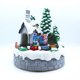 thumbnail image 3 of hermosa música de resina decorativa casa de nieve adornos navideños casa de nieve decoración para chritsmas escritorio Gloria casa de navidad, 3 of 9