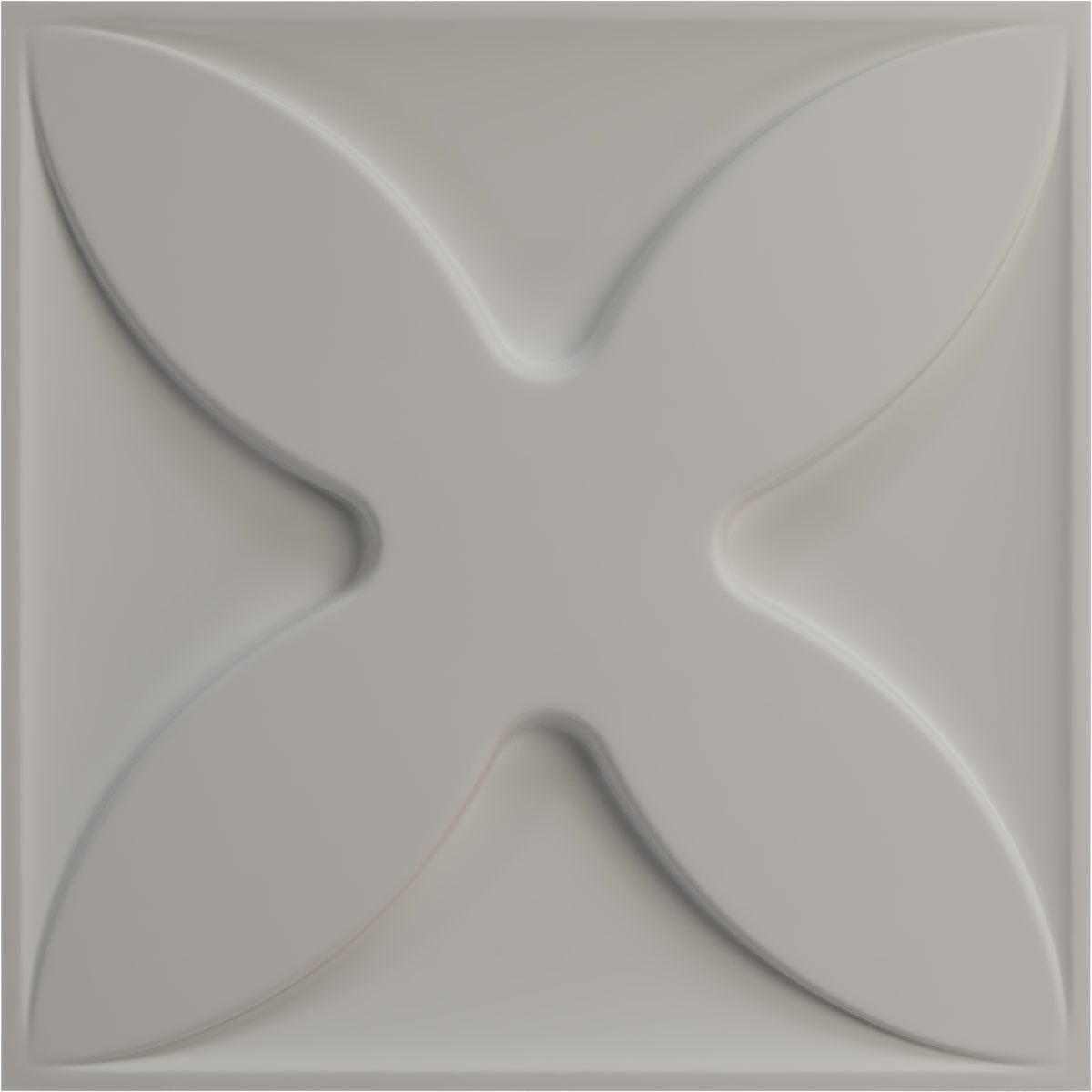 Ekena Millwork 19 5/8"W x 19 5/8"H Austin EnduraWall Decorative 3D Wall Panel, UltraCover Satin Hunt Club Green (Covers 2.67 Sq. Ft.)