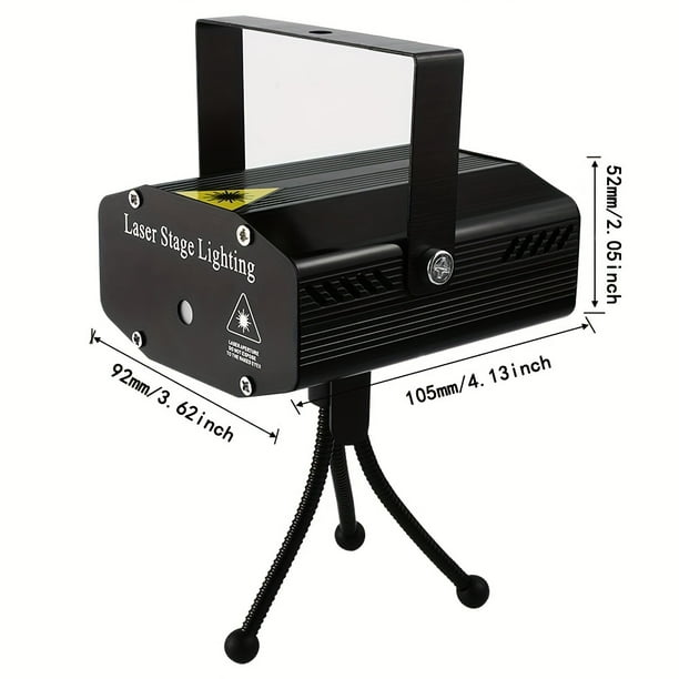 Disco Stage Light Dual Purpose LED Stage Light Mini Laser Light