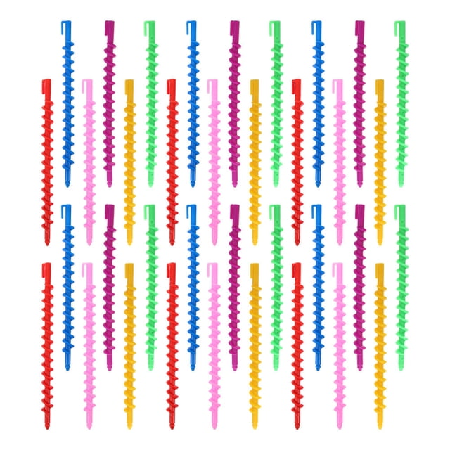 Homoyoyo 40pcs Hair Curling Rods in Multi Color for Women with Perm Function for Hair Styling Tools