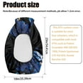 thumbnail image 7 of Uorisanigo ATV Seat Cover, Water-Resistant Blue Butterfly Four Wheeler Seat Cover Universal Fit for Polaris Sportsman 400 500 850 1000 4 Wheeler/ Honda Rancher 420, 7 of 7
