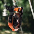 thumbnail image 4 of Camping LED Ventilateur de Camping avec Lanterne Ventilateur de Table Portable Rechargeable USB, Ventilateur Alimenté par Batterie Rotation à Tête 270° & Vitesse Progressive pour Accessoires Chambre, Table, Tente, Voyage 7800mAh, 4 of 7