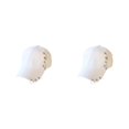 thumbnail image 2 of mmirethe Classic Baseball Hat With Ring Decor Adding Touch Of Style To Outfits Casual Chain White 2Set, 2 of 6