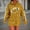 Gold, variant on Womens Sequin Football Fashion Hooded Sweatshirt Long Sleeve Print Casual Pullover For Daily Wear And Football Events