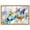 Gold Frame, variant on Fluttering Butterflies High-Gloss Frameless Acrylic Glass Wall Art Butterfly Wall by Art Remedy, Ready to Hang, 15 x 10